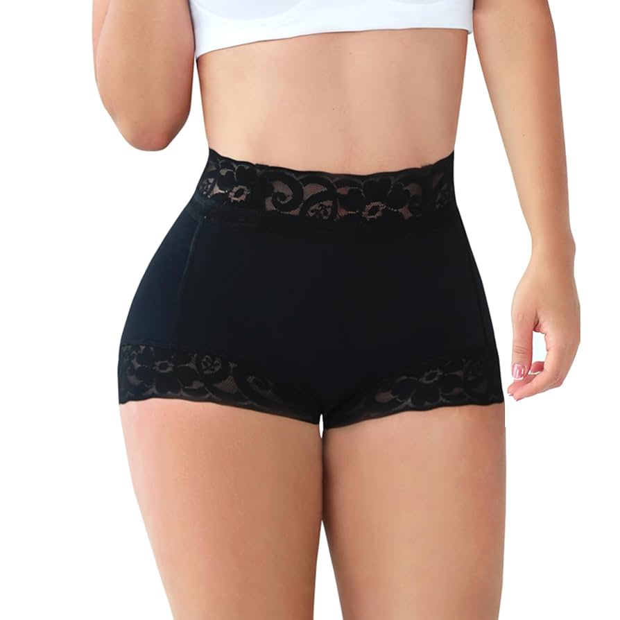 FEMMORA Shapewear Butt Lifter for Women Tummy Control Shapewear Compression Lace Shorts Womenswear Comfort Slim Seamless Faja Colombian