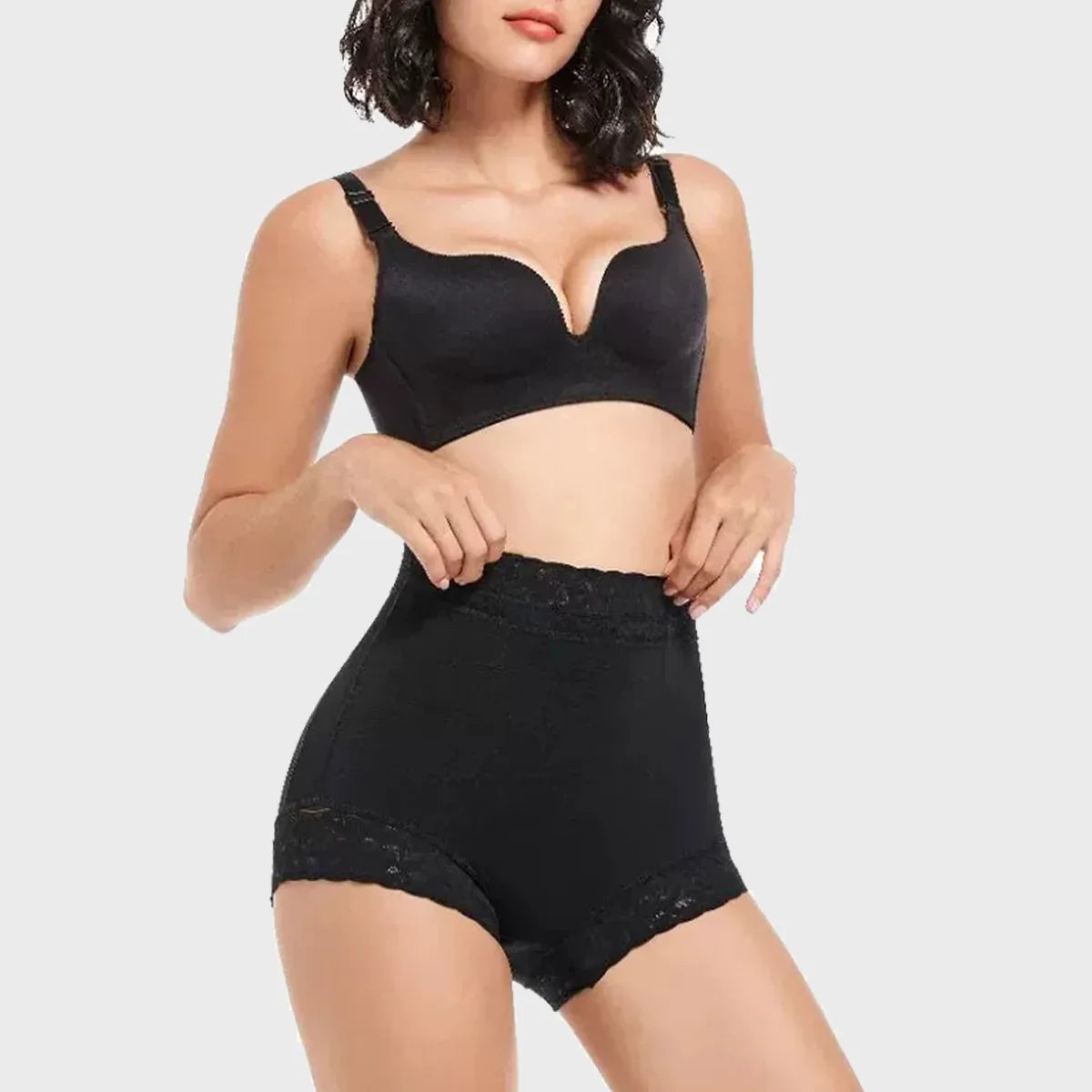 FEMMORA Shapewear Butt Lifter for Women Tummy Control Shapewear Compression Lace Shorts Womenswear Comfort Slim Seamless Faja Colombian