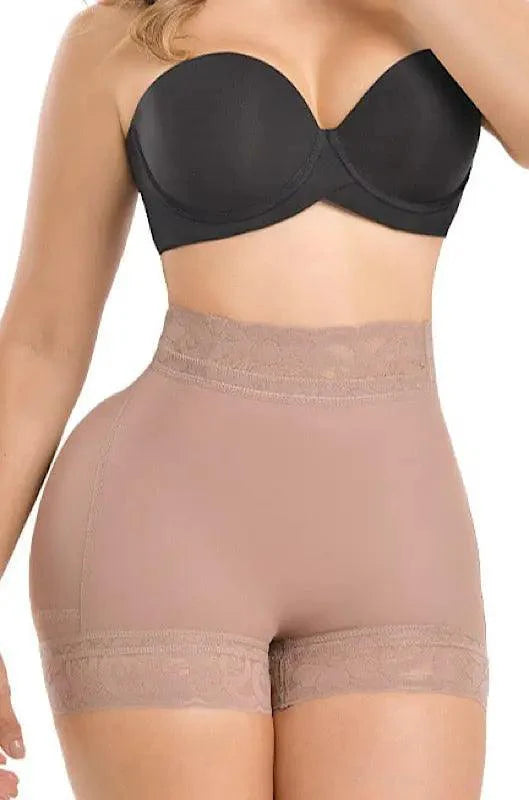 FEMMORA Shapewear Butt Lifter for Women Tummy Control Shapewear Compression Lace Shorts Womenswear Comfort Slim Seamless Faja Colombian